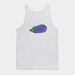 2021 04 vegetables digital painting l'aubergine Tank Top